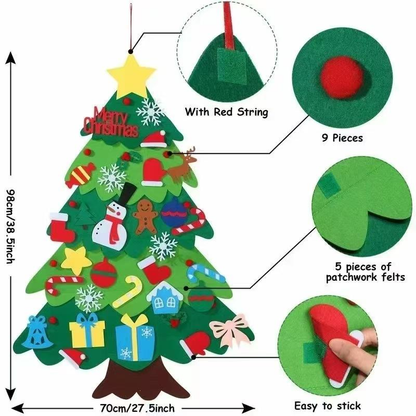 QozyKid Felt DIY Christmas Tree