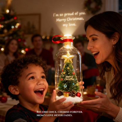 QozyKid Voice Recordable Christmas Tree Bottle