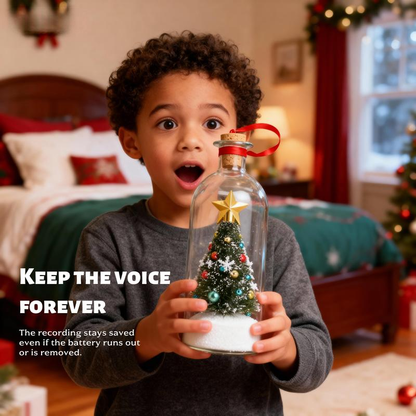 QozyKid Voice Recordable Christmas Tree Bottle